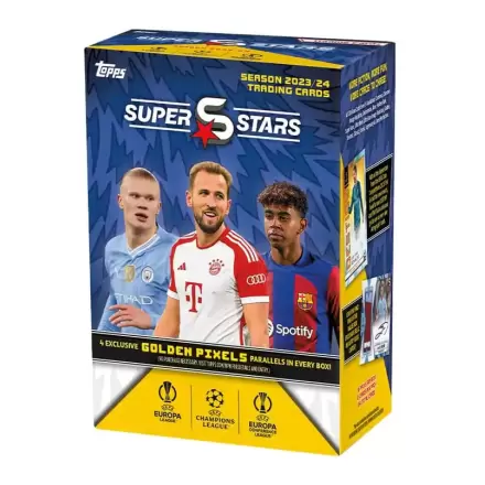 UEFA Champions League Super Stars 2023/24 Trading Cards Value Box Angol nyelvű termékfotó