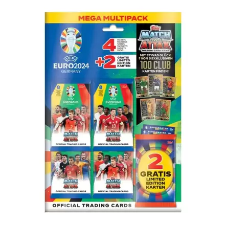UEFA EURO 2024 Trading Cards 100 Club Mega Multipack *német nyelvű* termékfotó