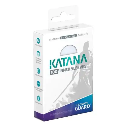 Ultimate Guard Katana Inner Sleeves Standard Size átlátszó kártyavédő (100) termékfotója