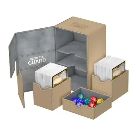 Ultimate Guard Twin Flip´n´Tray Deck Case 160+ Standard Size XenoSkin Sand termékfotó