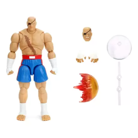 Ultra Street Fighter II: The Final Challengers 1/12 Sagat akciófigura 19 cm termékfotó