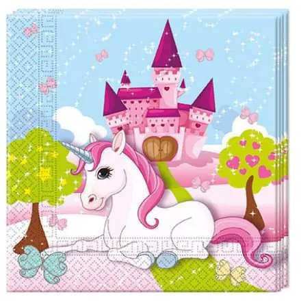 Unicorn, Unikornis szalvéta 20 db-os 33x33 cm termékfotó