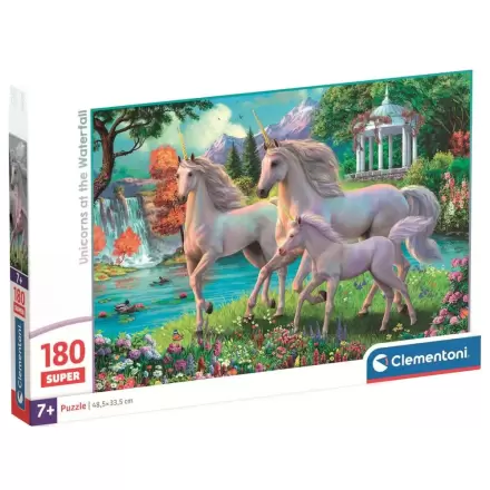 Unicorns at the Waterfall super puzzle 180db-os termékfotó
