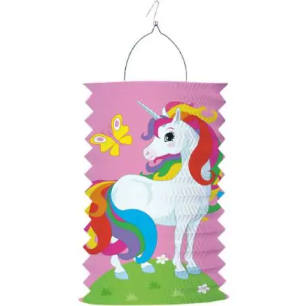 Unikornis lampion 28 cm termékfotó
