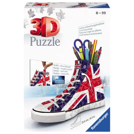 Union Jack 3D Sneaker puzzle tolltartó 108db-os termékfotó