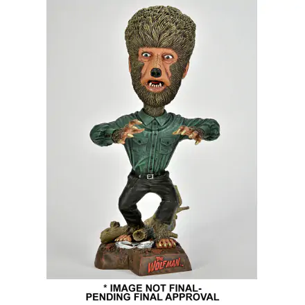 Universal Monsters Head Knocker Bobble-Head figura Wolf Man 20 cm termékfotója