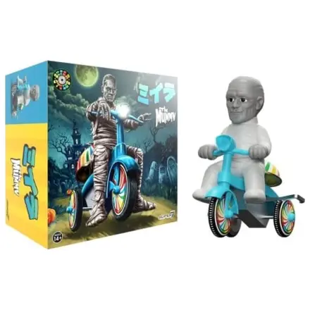 Universal Monsters Super Cycles jármű The Mummy (Light Grey w/ Blue Trike) termékfotó