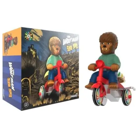 Universal Monsters Super Cycles jármű The Wolf Man (Brown w/ Red Trike) termékfotó