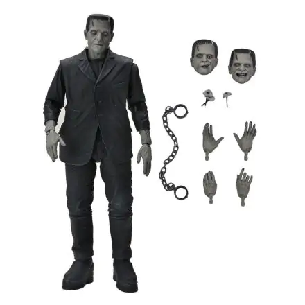 Universal Monsters Ultimate Frankensteins Monster Black and White figura 18cm termékfotója