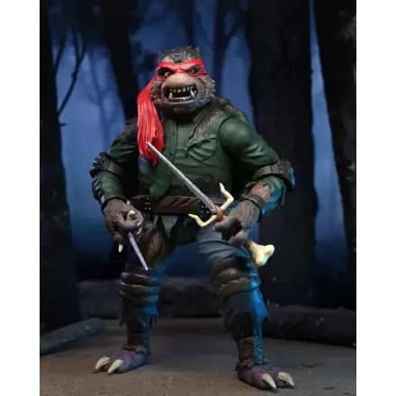 Universal Monsters x Teenage Mutant Ninja Turtles Ultimate Raphael as The Wolfman akciófigura 18 cm termékfotója