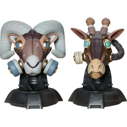 Unruly Designer Series Ram and Giraffe Guerilla Squadron Set by Freehand Profit mellszobor figurák 23 cm termékfotó