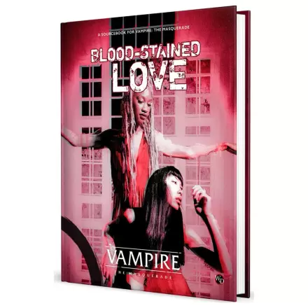 Vampire: The Masquerade 5th Edition RPG book Blood-Stained Love Sourcebook angol nyelvű termékfotó