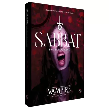 Vampire: The Masquerade 5th Edition RPG book Sabbat: The Black Hand Sourcebook angol nyelvű termékfotó