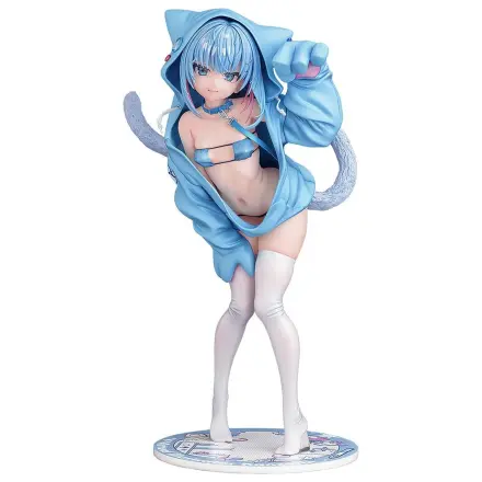 Virtual illustrator Kanzarin 1/6 kanzarin-chan: Cat-Eared Hoodie Ver. PVC figura 26 cm termékfotó