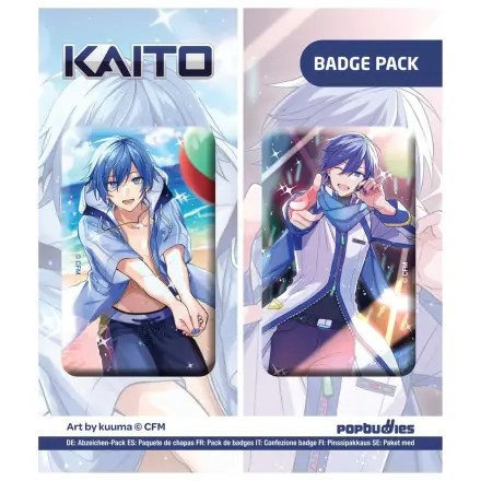 Vocaloid Kaito (Art by kuuma) 2 db-os kitűző csomag termékfotó