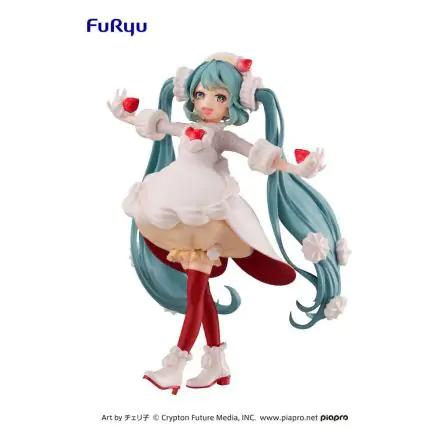 Vocaloid Sweet Tea Time Hatsune Miku Strawberry Short PVC szobor figura 17 cm termékfotó