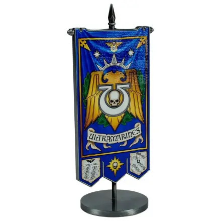 Warhammer 40,000 Ultramarines Chapter asztali zászló termékfotó