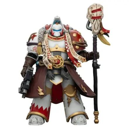 Warhammer 40,000 White Scars Stormseer Consulwith Force Staff and Bolt Pistol akciófigura 12 cm termékfotó