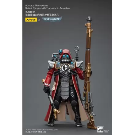 Warhammer 40k 1/18 Adeptus Mechanicus Skitarii Ranger with Transuranic Arquebus akciófigura termékfotó
