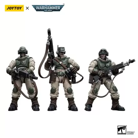 Warhammer 40k 1/18 Astra Militarum Ordnance Team with Bombast Field Gun Artillery akciófigura 12 cm termékfotó