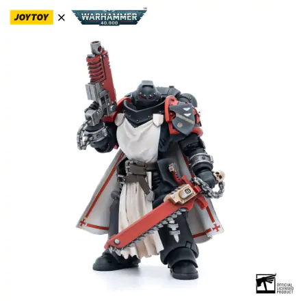 Warhammer 40k 1/18 Black Templars Primaris Sword Brethren Harmund akciófigura 12 cm termékfotó