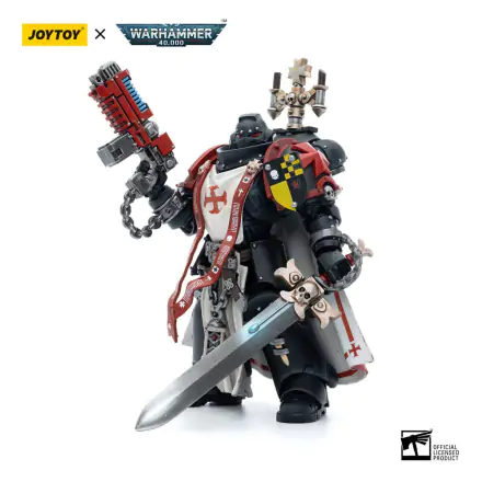 Warhammer 40k 1/18 Black Templars Sword Brethren Brother Lombast akciófigura 12 cm termékfotó