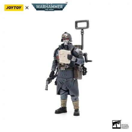 Warhammer 40k 1/18 Death Korps of Krieg Veteran Squad Guardsman Communications Specialist akciófigura 10 cm termékfotó