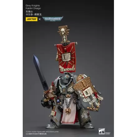 Warhammer 40k 1/18 Grey Knights Kaldor Draigo akciófigura 12 cm termékfotója