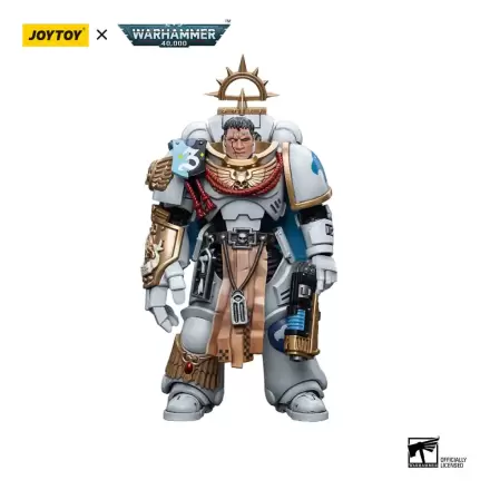 Warhammer 40k 1/18 Space Marines White Consuls Captain Messinius akciófigura 12 cm termékfotó