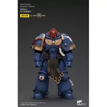 Warhammer 40k 1/18 Uitramarines Sergeant Gadriel akciófigura 13 cm termékfotója