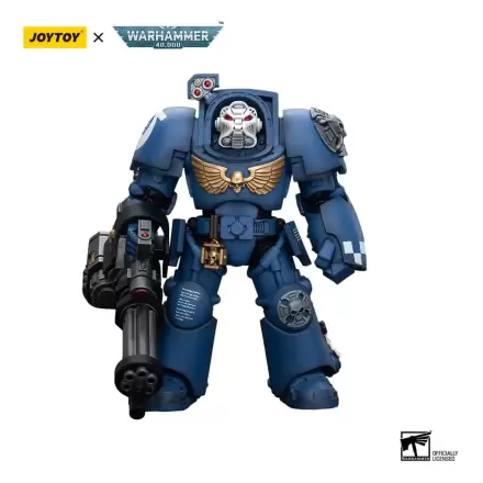 Warhammer 40k 1/18 Ultramarines Terminator Squad Terminator with Assault Cannon akciófigura 12 cm termékfotó