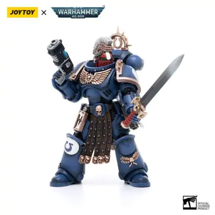 Warhammer 40k 1/18 Ultramarines Veteran Sergeant Icastus akciófigura 12 cm termékfotó