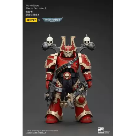 Warhammer 40k 1/18 World Eaters Khorne Berzerker 2 akciófigura 13 cm termékfotója