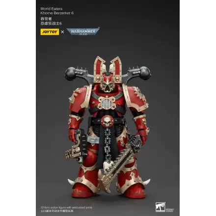 Warhammer 40k 1/18 World Eaters Khorne Berzerker 6 akciófigura 13 cm termékfotója