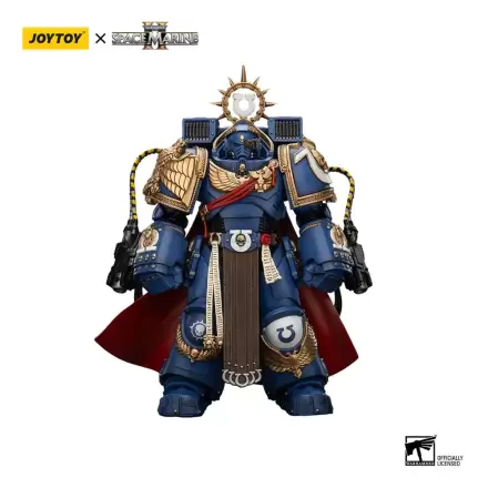 Warhammer 40k Ultramarines Marneus Calgar Chapter Master with MKX Gravis Armour and Gauntlets of Ultramar akciófigura 20 cm termékfotó