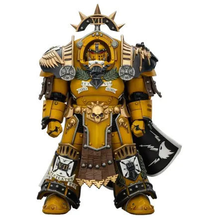 Warhammer Imperial Fists akciófigura Legion Praetor in Tartaros Terminator Armourwith Power Sword and Vigil Storm Shield 14 cm termékfotó