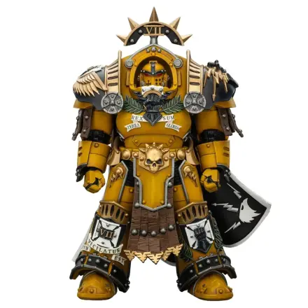 Warhammer Imperial Fists akciófigura Legion Praetor in Tartaros Terminator Armourwith Power Sword and Vigil Storm Shield 14 cm termékfotó