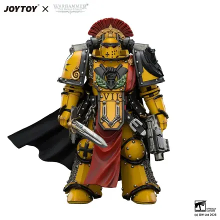 Warhammer Imperial Fists Legion Praetor in Mk III Armour akciófigura 13 cm termékfotó