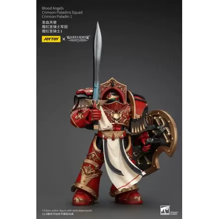 Warhammer The Horus Heresy 1/18 Blood Angels Crimson Paladins Squad Crimson Paladin 1 akciófigura 14 cm termékfotója