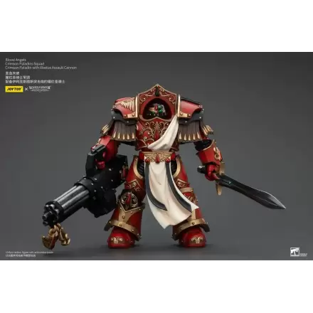 Warhammer The Horus Heresy 1/18 Blood Angels Crimson Paladins Squad Crimson Paladin with Iliastus Assault Cannon akciófigura 14 cm termékfotója