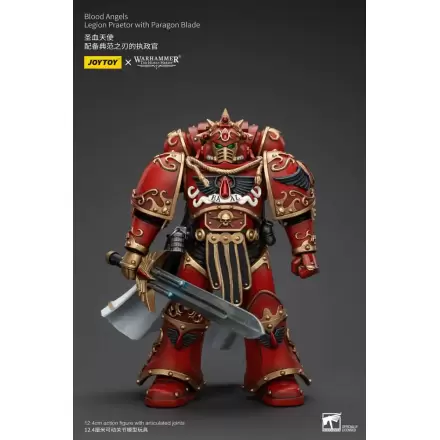 Warhammer The Horus Heresy 1/18 Blood Angels Legion Praetor with Paragon Blade akciófigura 13 cm termékfotója