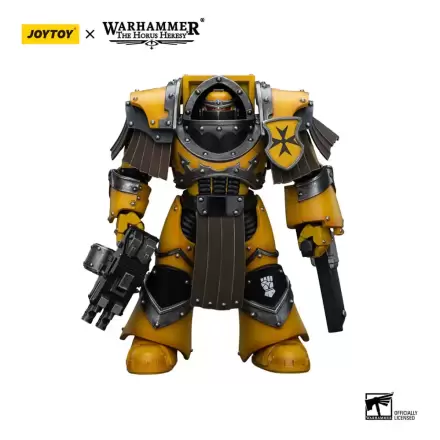 Warhammer The Horus Heresy Actionfigur 1/18 Imperial Fists Legion Cataphractii Terminator Squad Legion Cataphractii with Chainfist 12 cm termékfotója