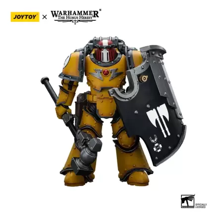 Warhammer The Horus Heresy 1/18 Imperial Fists Legion MkIII Breacher Squad Sergeant with Thunder Hammer akciófigura 12 cm termékfotó