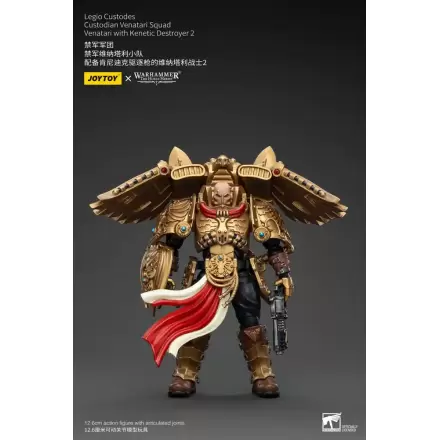 Warhammer The Horus Heresy 1/18 Legio Custodes Custodian Venatari Squad Venatari with Kenetic Destroyer 2 akciófigura 13 cm termékfotója