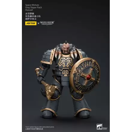 Warhammer The Horus Heresy 1/18 Space Wolves Grey Slayer Pack Huscarl akciófigura 12 cm termékfotója