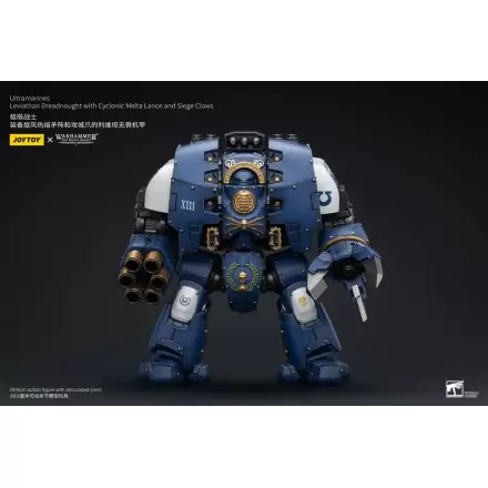 Warhammer The Horus Heresy 1/18 Ultramarines Leviathan Dreadnought with Cyclonic Melta Lance And Siege Claws akciófigura 29 cm termékfotója