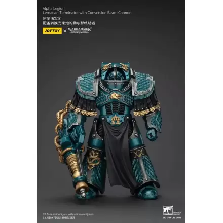 Warhammer The Horus Heresy Alpha Legion Lernaean Terminator with Conversion Beam Cannon akciófigura 20 cm termékfotó