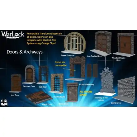 WarLock™ Tiles: Doors & Archways termékfotó