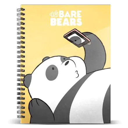 We Bare Bears Panda Bear A4es jegyzetfüzet termékfotó