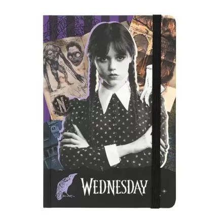 Wednesday Addams A5 jegyzetfüzet termékfotója